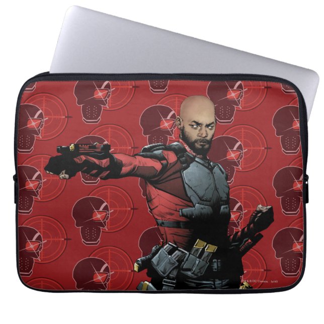 Suicide Squad | Deadshot Comic Book Art Laptop Sleeve (Front)