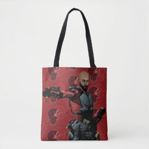 Suicide Squad Deadshot Comic Book Art Tote Bag