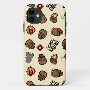 Suicide Squad   Deadshot Emoji Pattern iPhone 11 Case