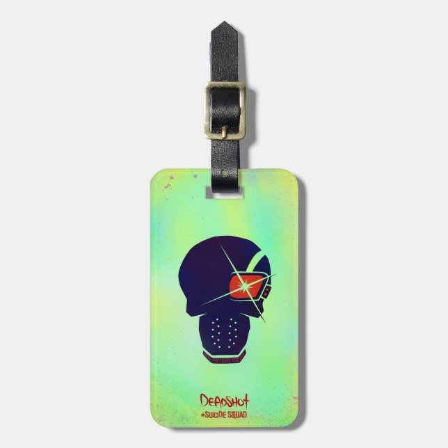 Suicide Squad | Deadshot Head Icon Luggage Tag (Front Vertical)