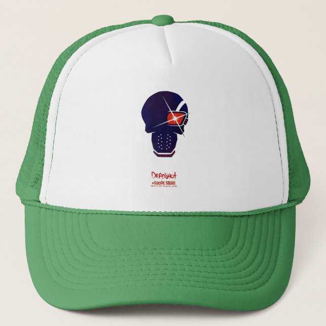 Suicide Squad | Deadshot Head Icon Trucker Hat (Front)