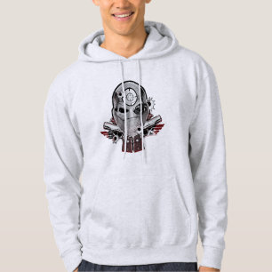Suicide Squad Deadshot Mask & Guns Tattoo Art Hoodie