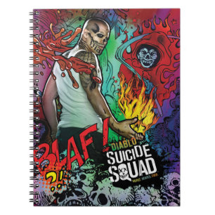Suicide Squad Diablo Character Graffiti Notebook