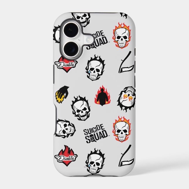 Suicide Squad | Diablo Emoji Pattern (Back)