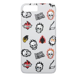 Suicide Squad   Diablo Emoji Pattern iPhone 8 Plus/7 Plus Case