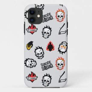Suicide Squad   Diablo Emoji Pattern iPhone 11 Case