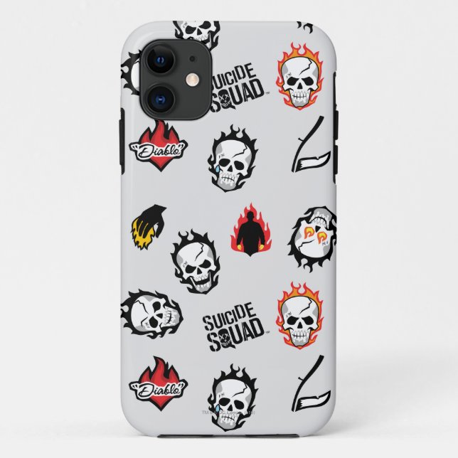 Suicide Squad | Diablo Emoji Pattern Case-Mate iPhone Case (Back)