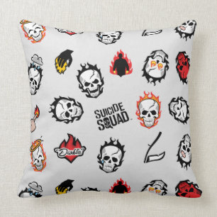 Suicide Squad   Diablo Emoji Pattern Cushion
