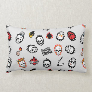 Suicide Squad   Diablo Emoji Pattern Lumbar Cushion