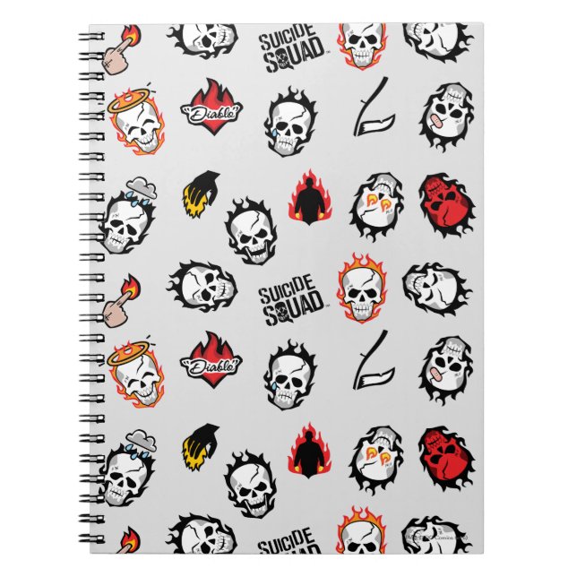 Suicide Squad | Diablo Emoji Pattern Notebook (Front)