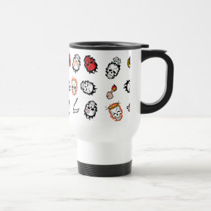 Suicide Squad   Diablo Emoji Pattern Travel Mug