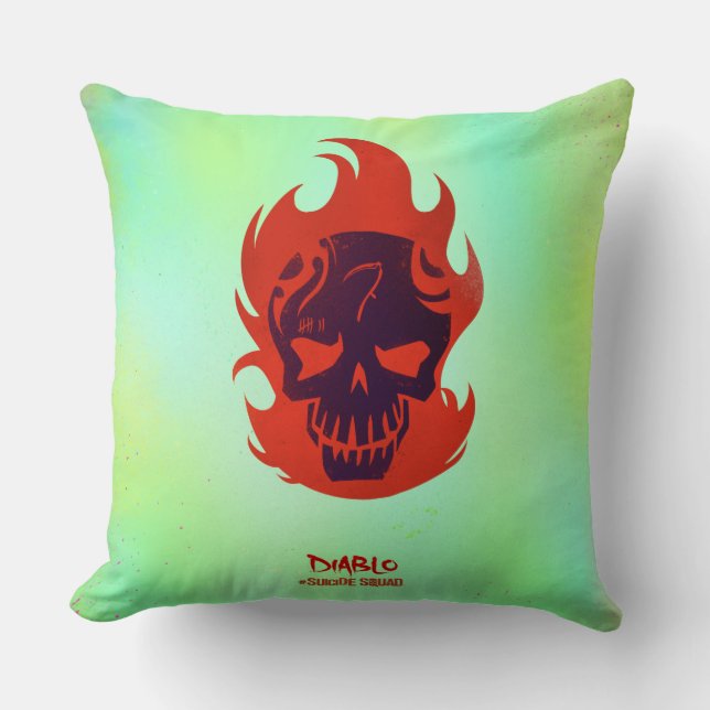 Suicide Squad | Diablo Head Icon Cushion (Front)