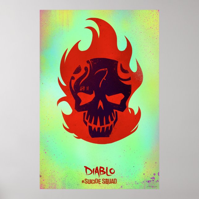 Suicide Squad | Diablo Head Icon Poster (Front)