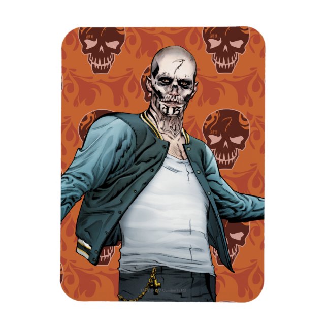 Suicide Squad | El Diablo Comic Book Art Magnet (Vertical)