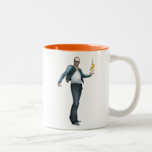 Suicide Squad El Diablo Comic Book Art Two-Tone Coffee Mug