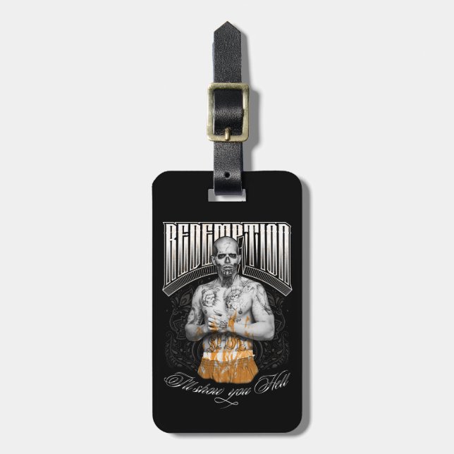 Suicide Squad | El Diablo "Redemption" Tattoo Luggage Tag (Front Vertical)