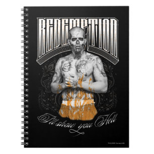 Suicide Squad El Diablo "Redemption" Tattoo Notebook