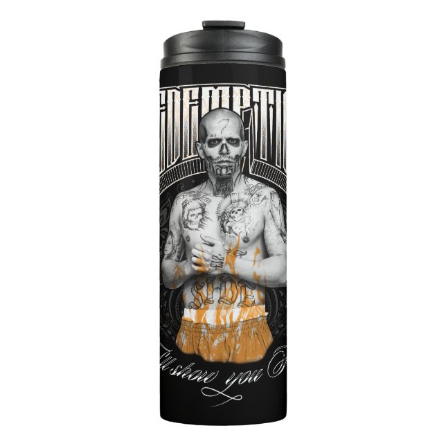 Suicide Squad | El Diablo "Redemption" Tattoo Thermal Tumbler (Front)