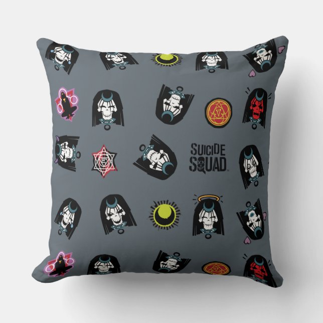 Suicide Squad | Enchantress Emoji Pattern Cushion (Front)