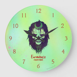 Suicide Squad   Enchantress Head Icon Large Clock