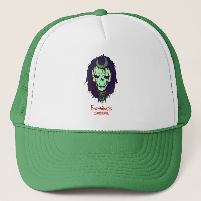 Suicide Squad | Enchantress Head Icon Trucker Hat (Front)