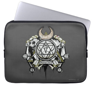 Suicide Squad Enchantress Symbols Tattoo Art Laptop Sleeve