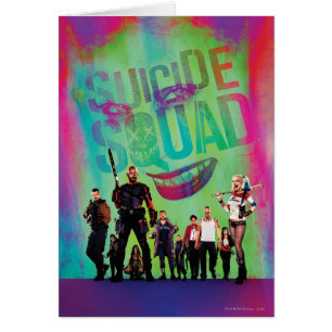 Suicide Squad   Green Joker & Squad Movie Poster