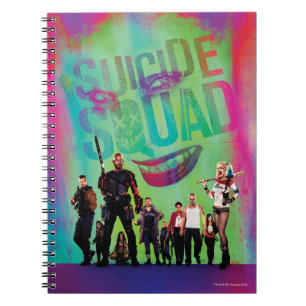 Suicide Squad   Green Joker & Squad Movie Poster Notebook