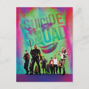 Suicide Squad   Green Joker & Squad Movie Poster Postcard