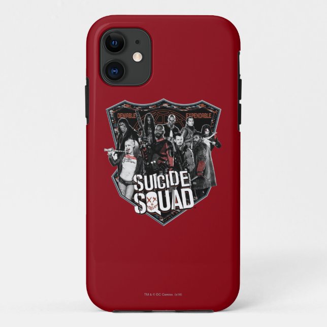 Suicide Squad | Group Badge Photo Case-Mate iPhone Case (Back)