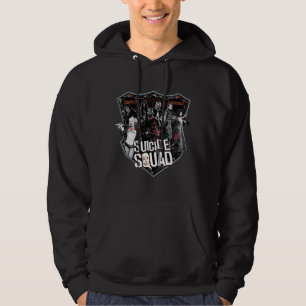 Suicide Squad Group Badge Photo Hoodie