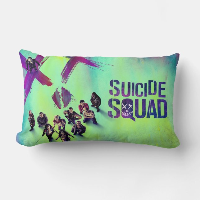 Suicide Squad | Group Poster Lumbar Cushion (Front)