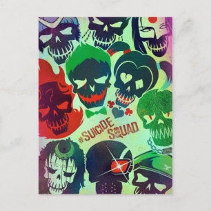 Suicide Squad Group Toss Postcard