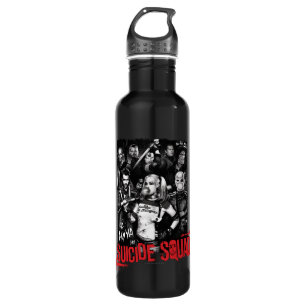 Suicide Squad   Grunge Group Photo 710 Ml Water Bottle