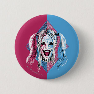 Suicide Squad Harley Laugh 6 Cm Round Badge