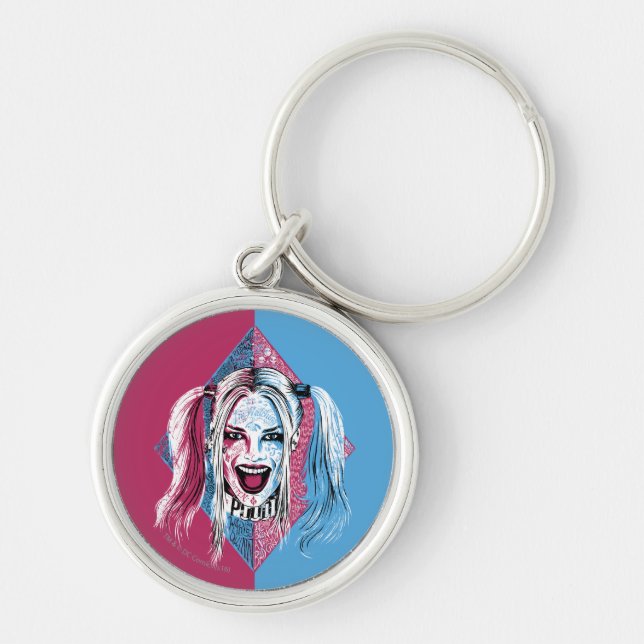 Suicide Squad | Harley Laugh Key Ring (Front)