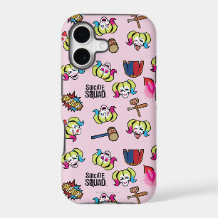 Suicide Squad Harley Quinn Emoji Pattern