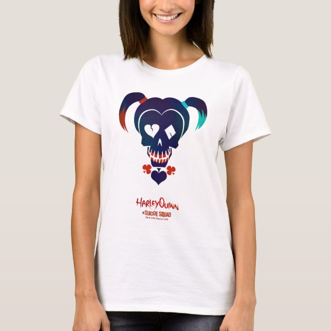 Suicide Squad | Harley Quinn Head Icon T-Shirt (Front)