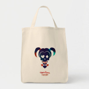Suicide Squad   Harley Quinn Head Icon Tote Bag