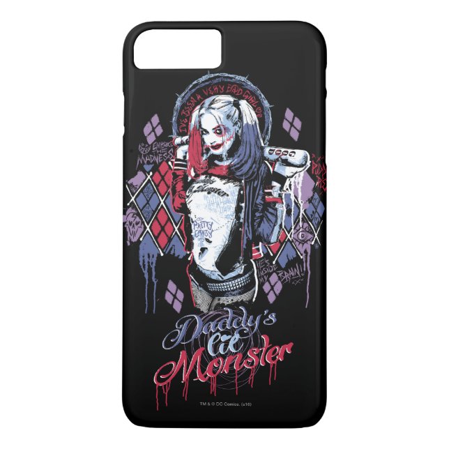 Suicide Squad | Harley Quinn Inked Graffiti Case-Mate iPhone Case (Back)