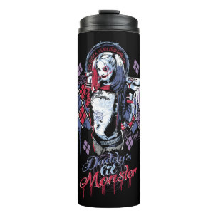 Suicide Squad   Harley Quinn Inked Graffiti Thermal Tumbler