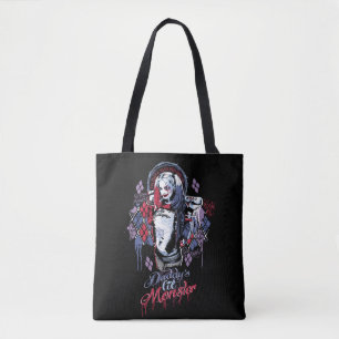 Suicide Squad   Harley Quinn Inked Graffiti Tote Bag