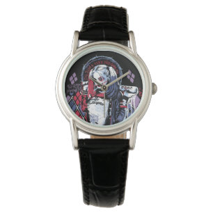 Suicide Squad Harley Quinn Inked Graffiti Watch