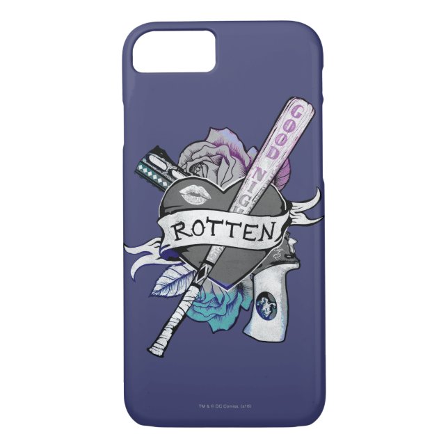Suicide Squad | Harley Quinn "Rotten" Tattoo Art Case-Mate iPhone Case (Back)