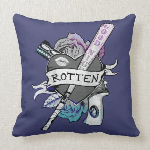 Suicide Squad Harley Quinn "Rotten" Tattoo Art Cushion
