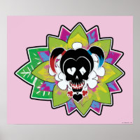 Suicide Squad | Harley Quinn Skull Tattoo Art
