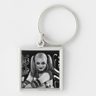 Suicide Squad | Harley Quinn Typography Photo Key Ring