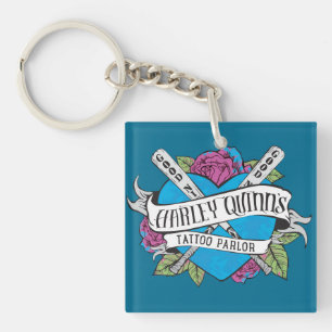 Suicide Squad   Harley Quinn's Tattoo Parlour Key Ring