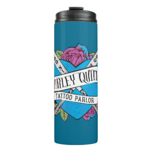 Suicide Squad   Harley Quinn's Tattoo Parlour Thermal Tumbler