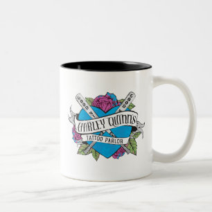 Suicide Squad   Harley Quinn's Tattoo Parlour Two-Tone Coffee Mug